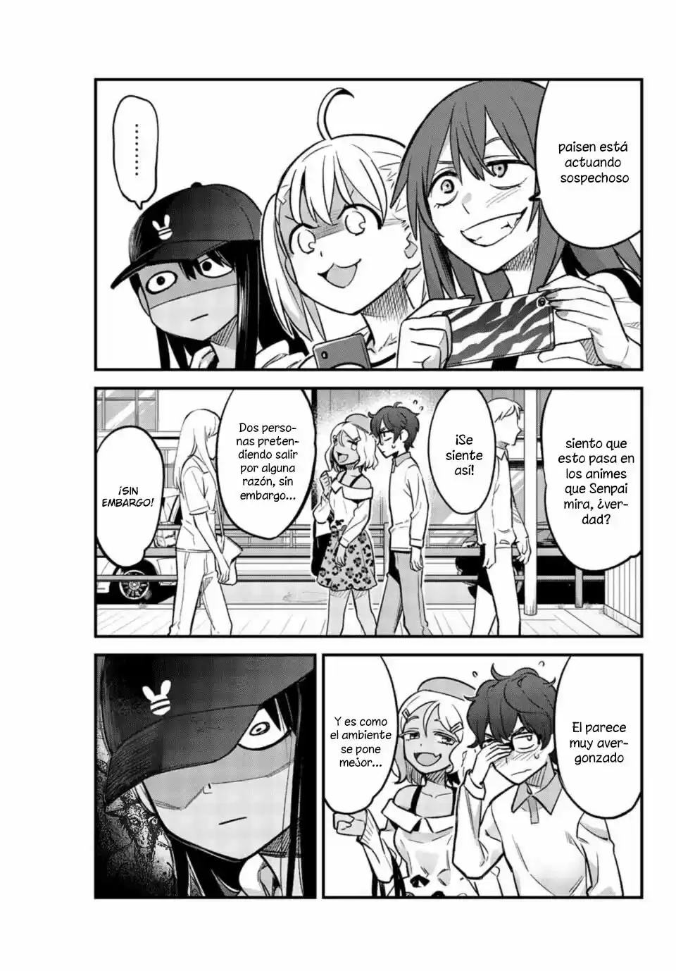 Ijiranaide, Nagatoro-san Capitulo 35: ¡¡Senpai, no hay forma de que alguien tan asqueroso como tu, tenga una cita apropiada!! página 14