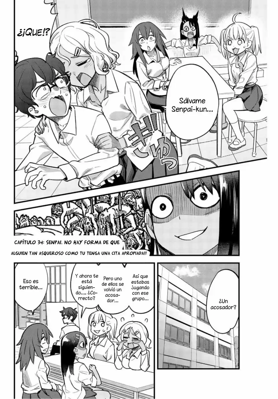 Ijiranaide, Nagatoro-san Capitulo 35: ¡¡Senpai, no hay forma de que alguien tan asqueroso como tu, tenga una cita apropiada!! página 5