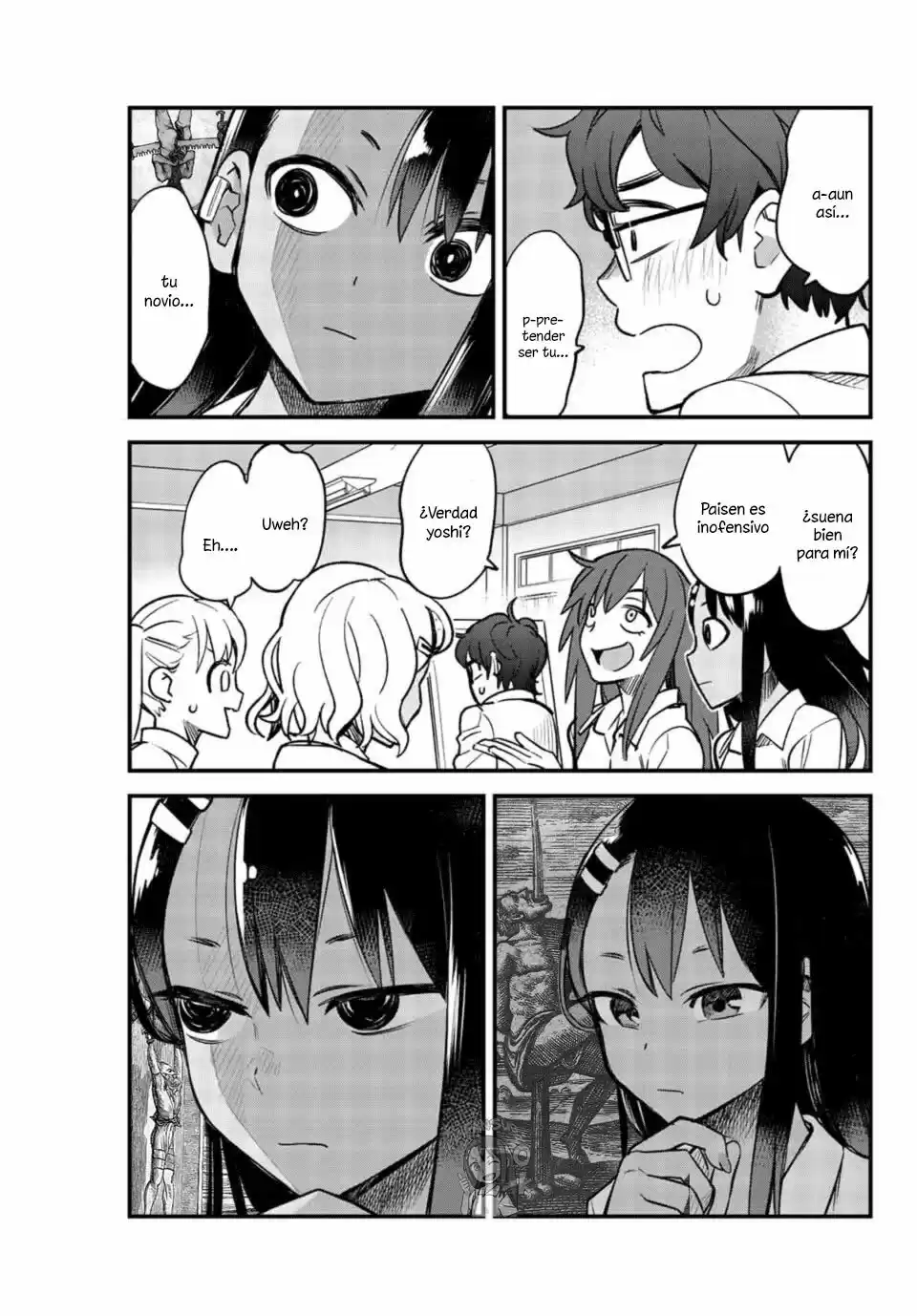 Ijiranaide, Nagatoro-san Capitulo 35: ¡¡Senpai, no hay forma de que alguien tan asqueroso como tu, tenga una cita apropiada!! página 8