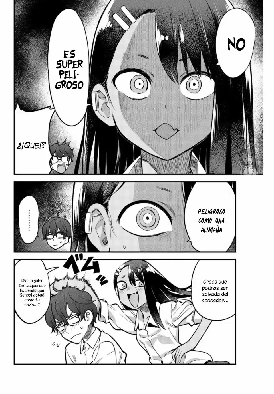 Ijiranaide, Nagatoro-san Capitulo 35: ¡¡Senpai, no hay forma de que alguien tan asqueroso como tu, tenga una cita apropiada!! página 9