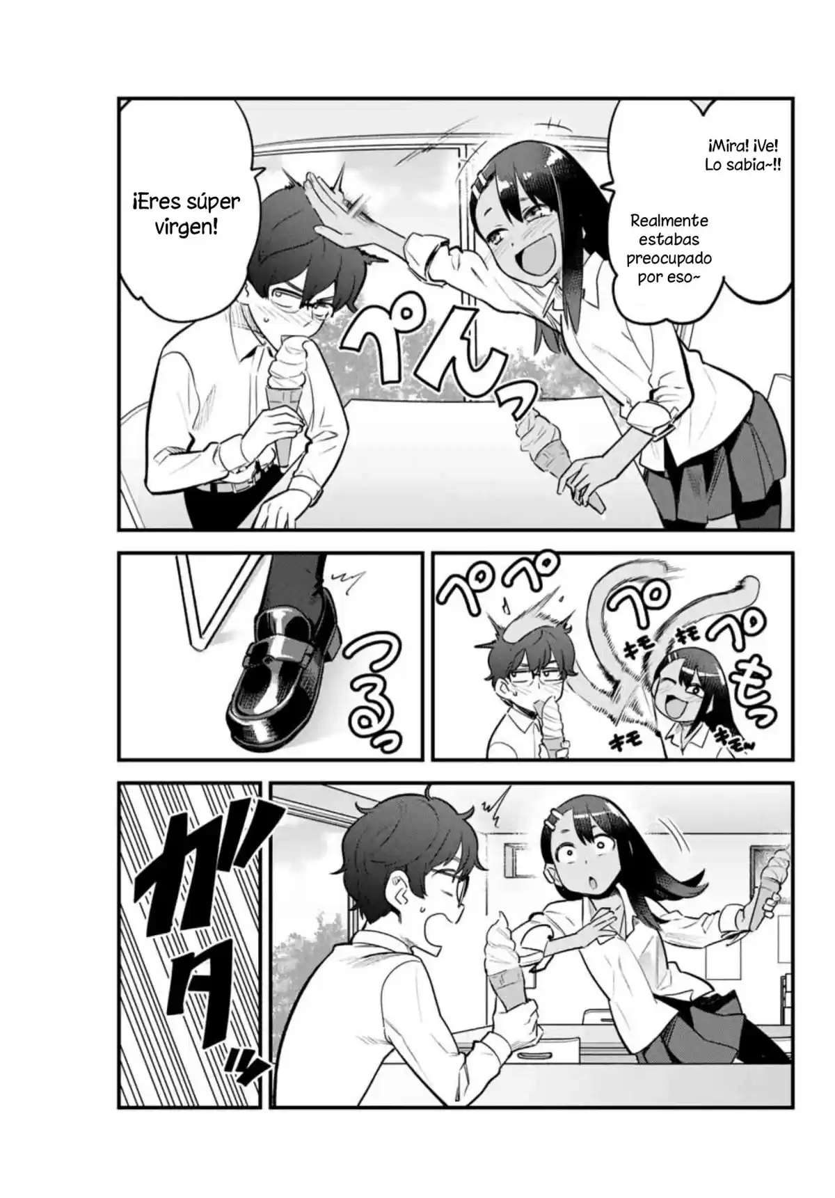 Ijiranaide, Nagatoro-san Capitulo 56: Senpai, entonces ... voy a lamer el tuyo~ página 8