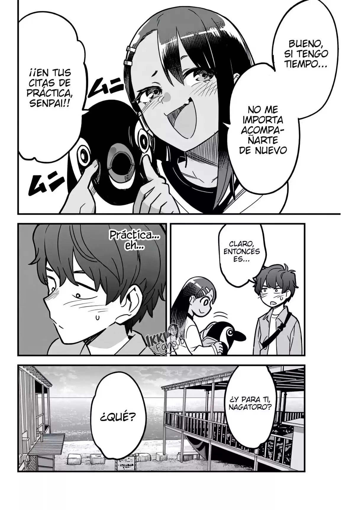 Ijiranaide, Nagatoro-san Capitulo 90: ¡¡Déjame decirte tu puntaje, senpai!! página 17