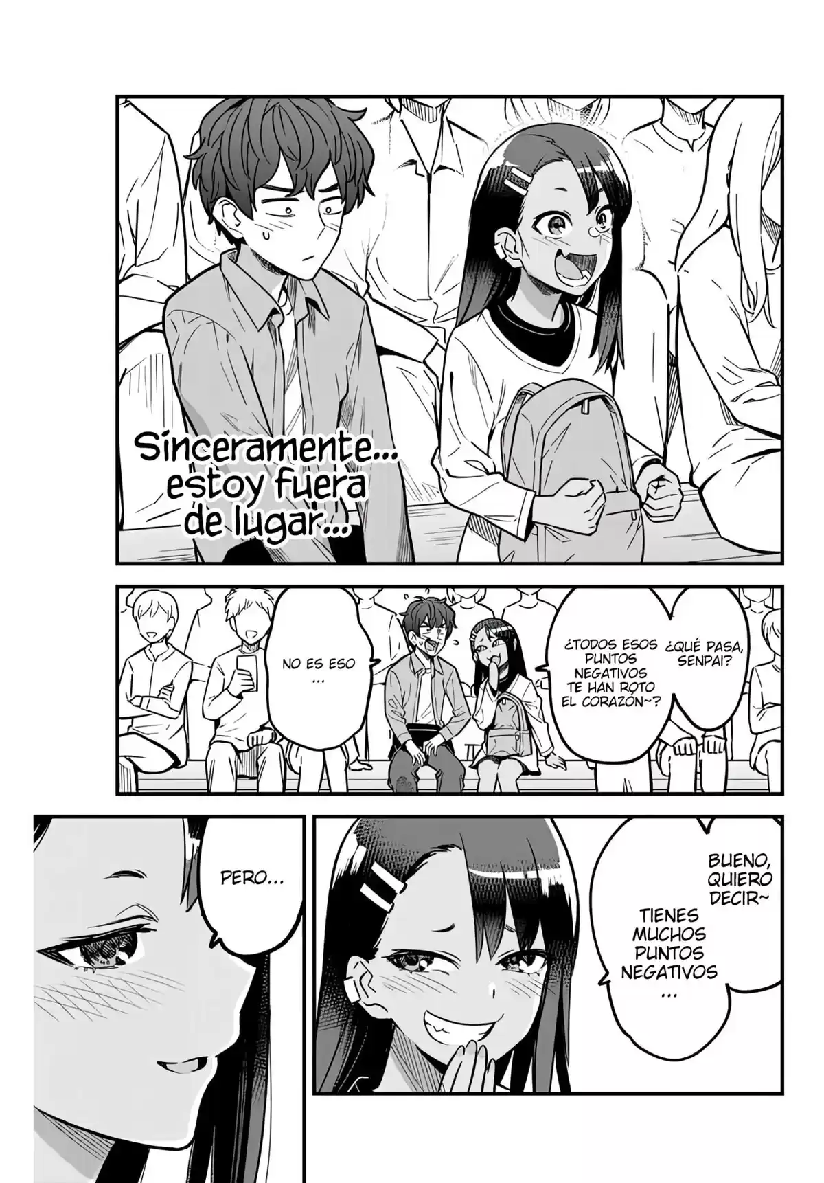 Ijiranaide, Nagatoro-san Capitulo 90: ¡¡Déjame decirte tu puntaje, senpai!! página 6