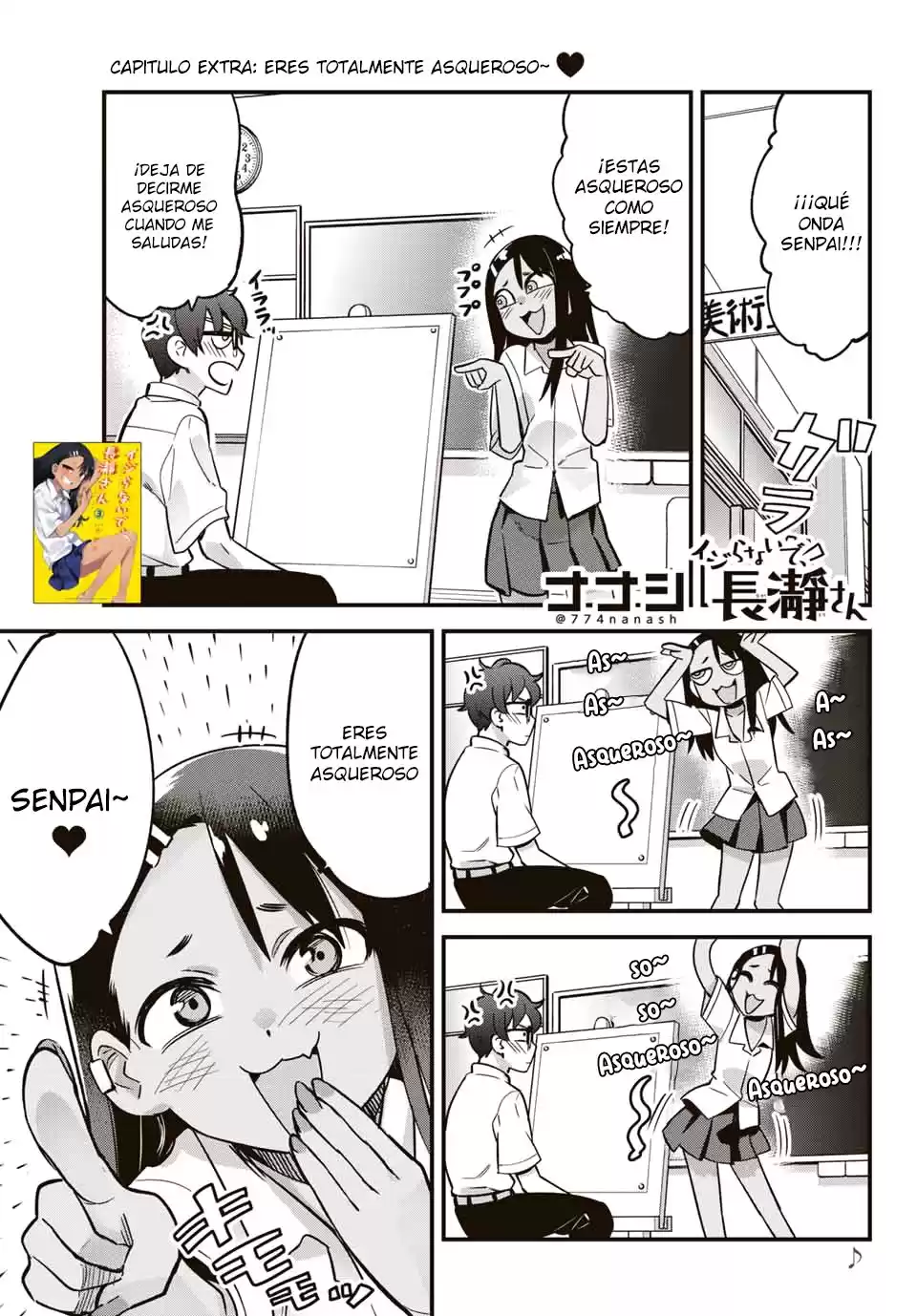 Ijiranaide, Nagatoro-san Capitulo 24.2: Eres totalmente asqueroso~ Senpai ❤ página 2