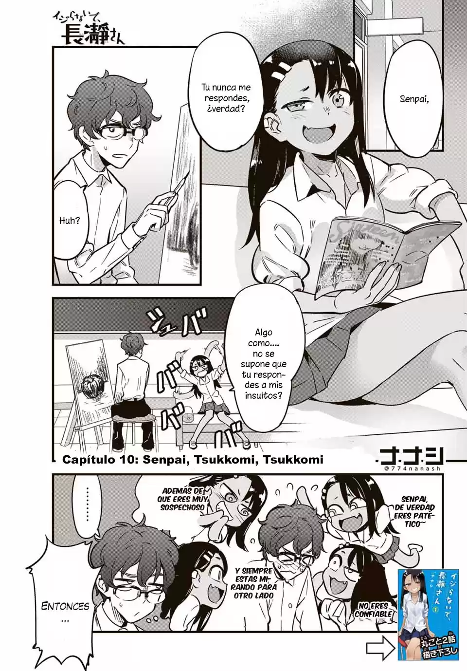 Ijiranaide, Nagatoro-san Capitulo 10: Senpai, Tsukkomi, Tsukkomi página 2