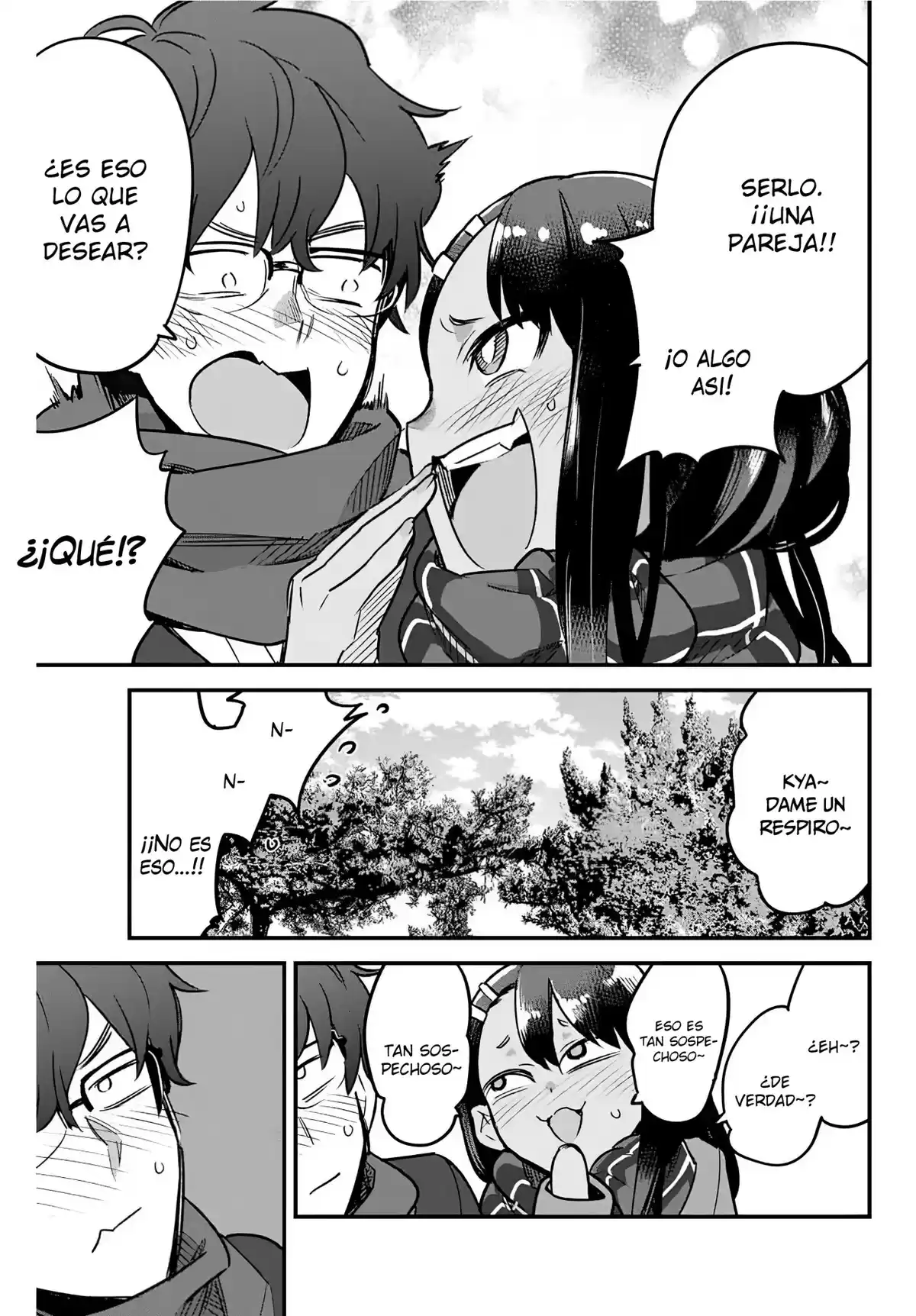 Ijiranaide, Nagatoro-san Capitulo 73: Entonces, ¿Qué deseaste, Senpai? página 15