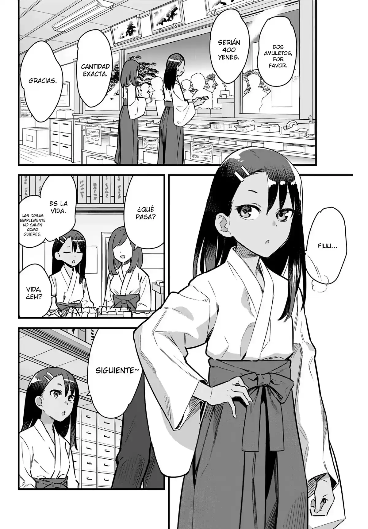 Ijiranaide, Nagatoro-san Capitulo 73: Entonces, ¿Qué deseaste, Senpai? página 4