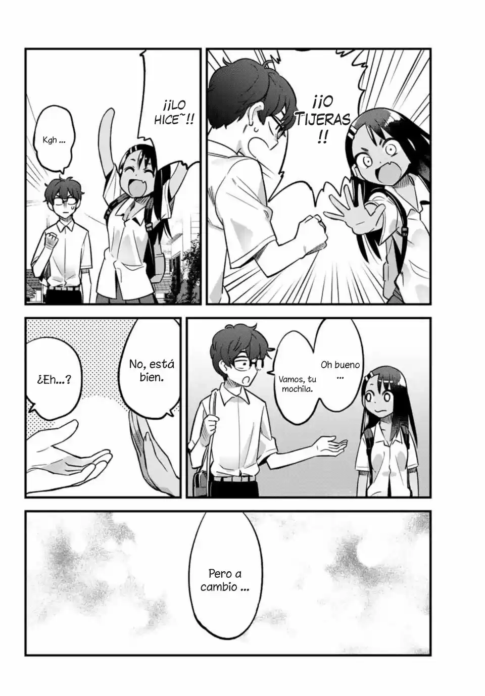 Ijiranaide, Nagatoro-san Capitulo 31: ¡Senpai, Vamos a jugar piedra papel o tijeras! página 10