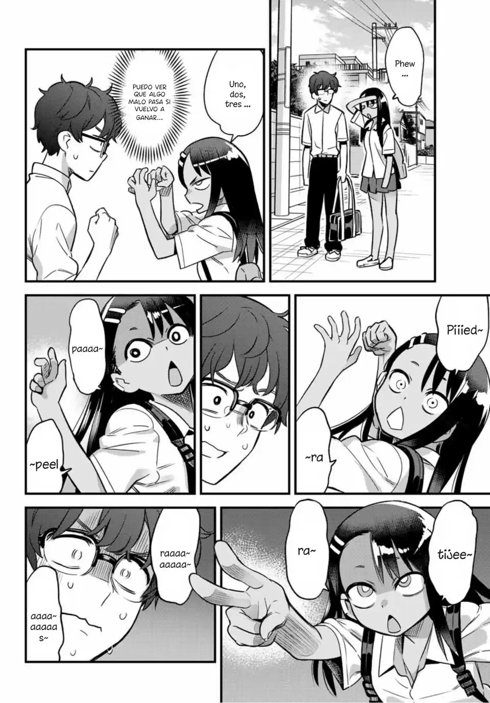 Ijiranaide, Nagatoro-san Capitulo 31: ¡Senpai, Vamos a jugar piedra papel o tijeras! página 6