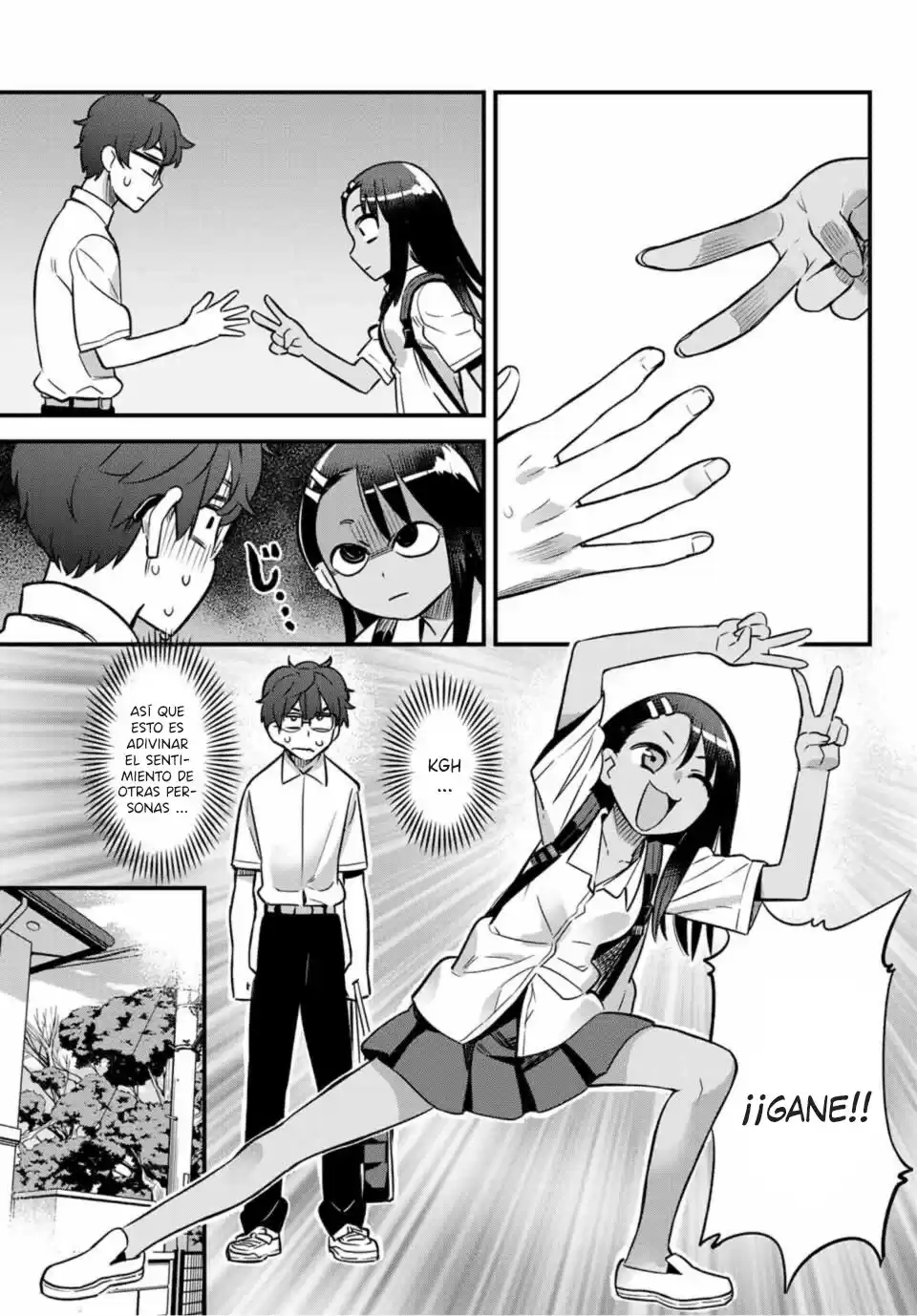 Ijiranaide, Nagatoro-san Capitulo 31: ¡Senpai, Vamos a jugar piedra papel o tijeras! página 7