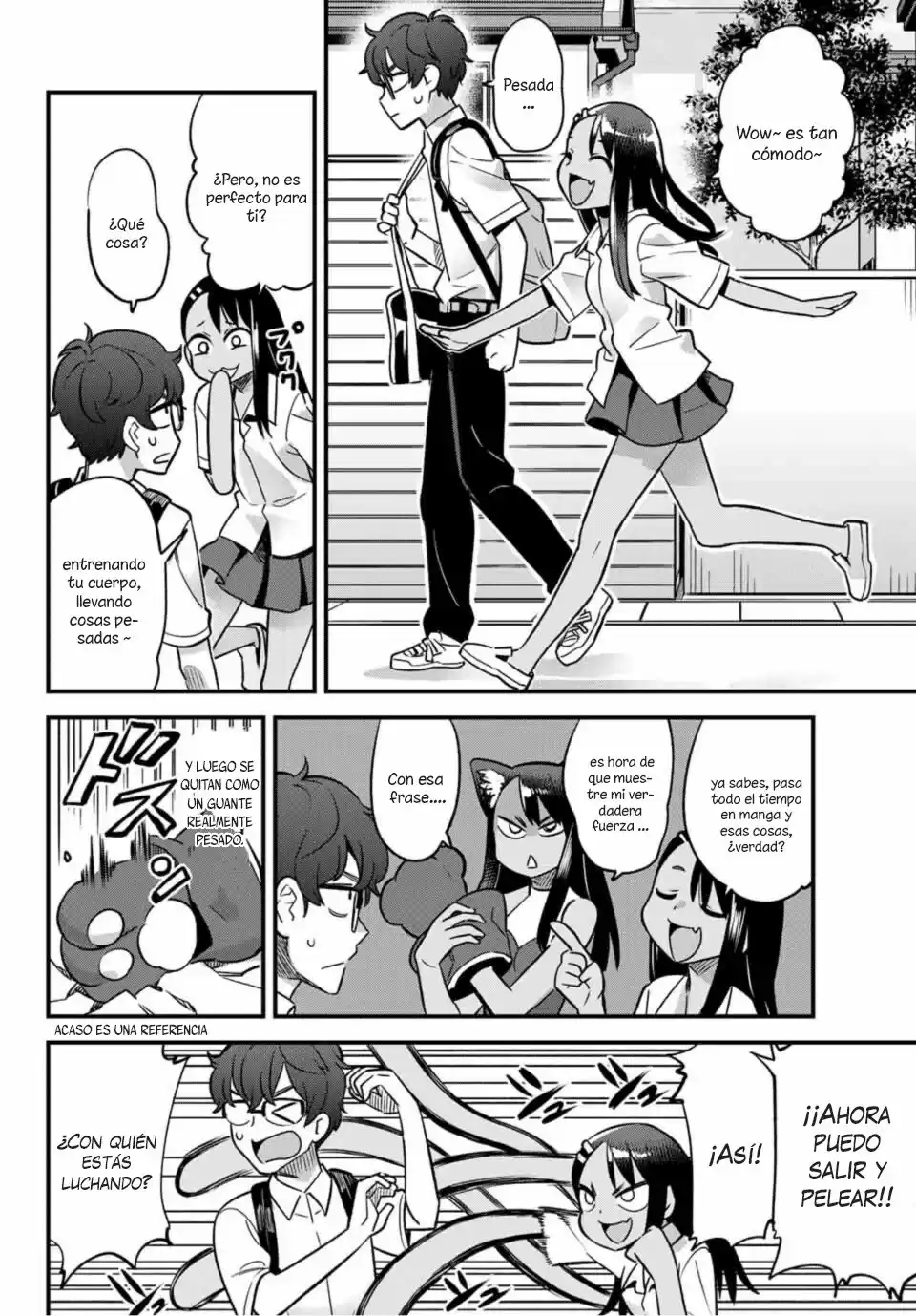 Ijiranaide, Nagatoro-san Capitulo 31: ¡Senpai, Vamos a jugar piedra papel o tijeras! página 8