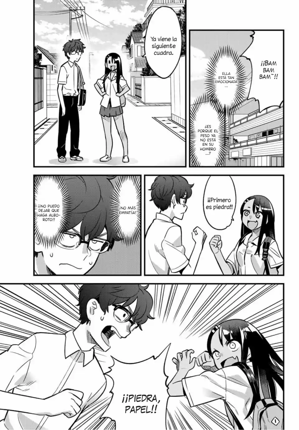 Ijiranaide, Nagatoro-san Capitulo 31: ¡Senpai, Vamos a jugar piedra papel o tijeras! página 9