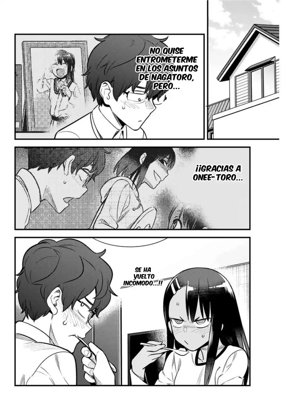 Ijiranaide, Nagatoro-san Capitulo 62: Senpai... ¿de qué hablaste con mi hermana...? página 3