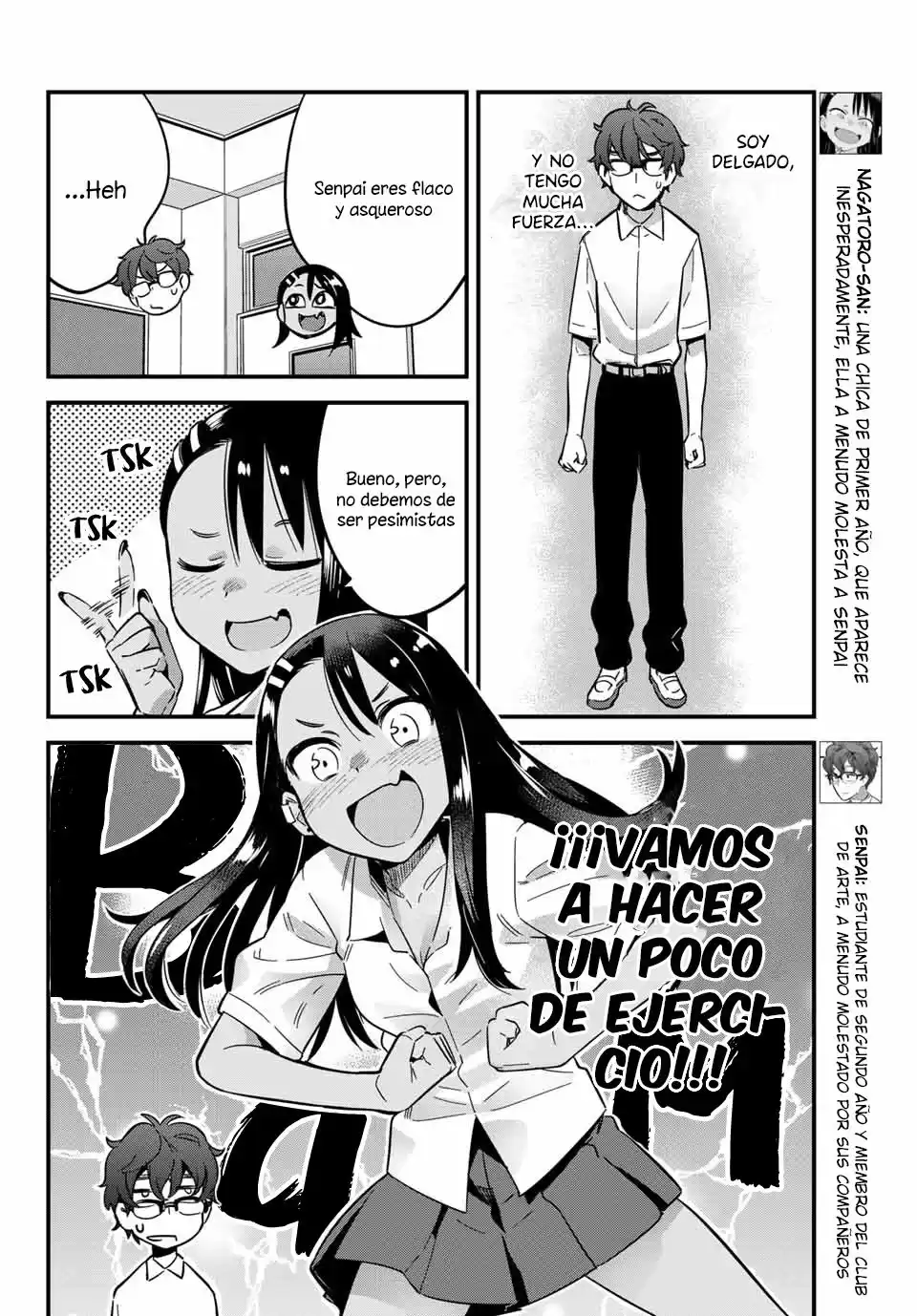 Ijiranaide, Nagatoro-san Capitulo 16: Senpai, tus brazos son muy delgados… página 3