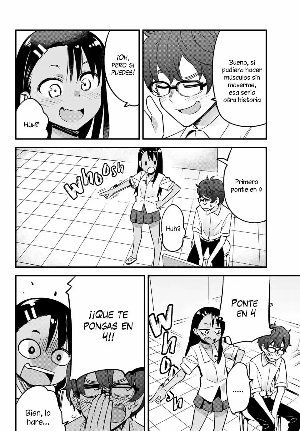 Ijiranaide, Nagatoro-san Capitulo 16: Senpai, tus brazos son muy delgados… página 5