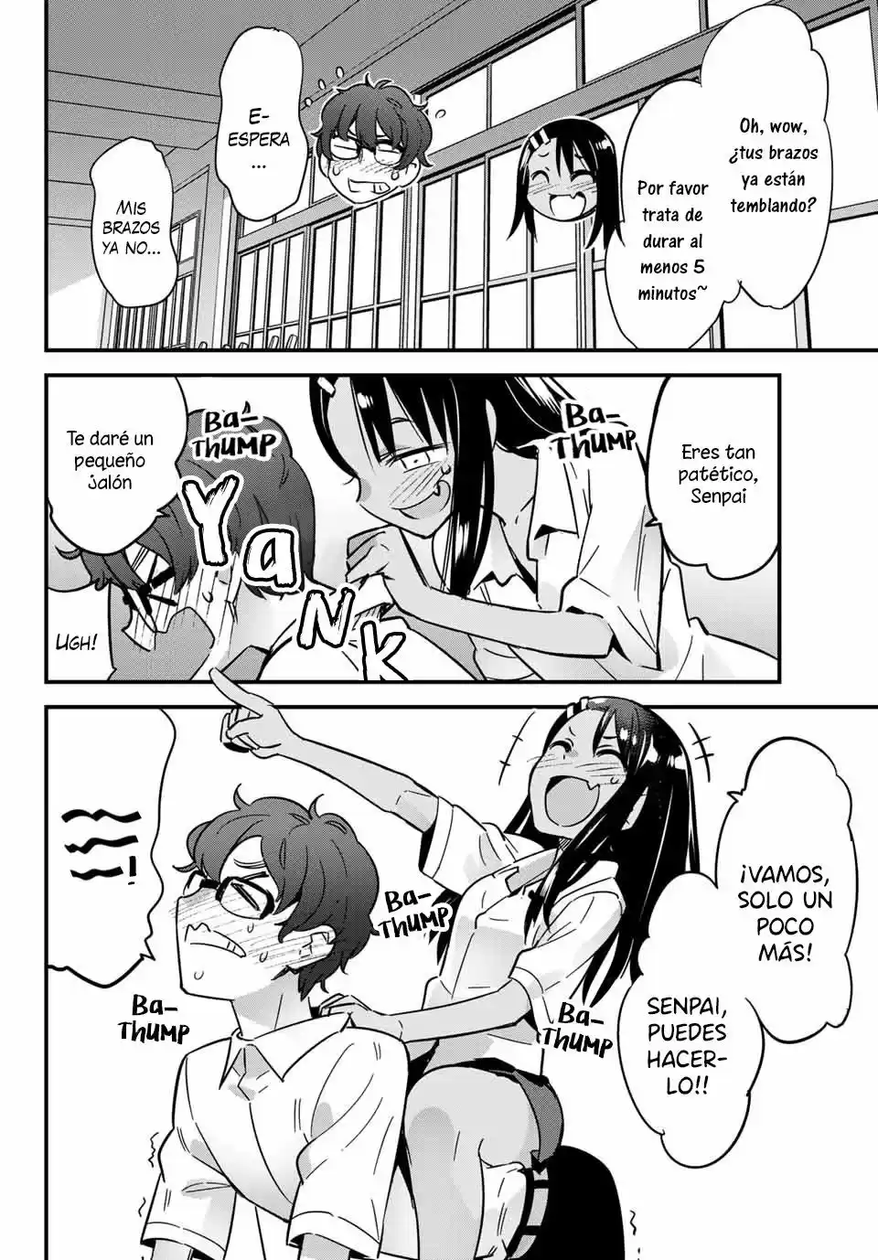 Ijiranaide, Nagatoro-san Capitulo 16: Senpai, tus brazos son muy delgados… página 9