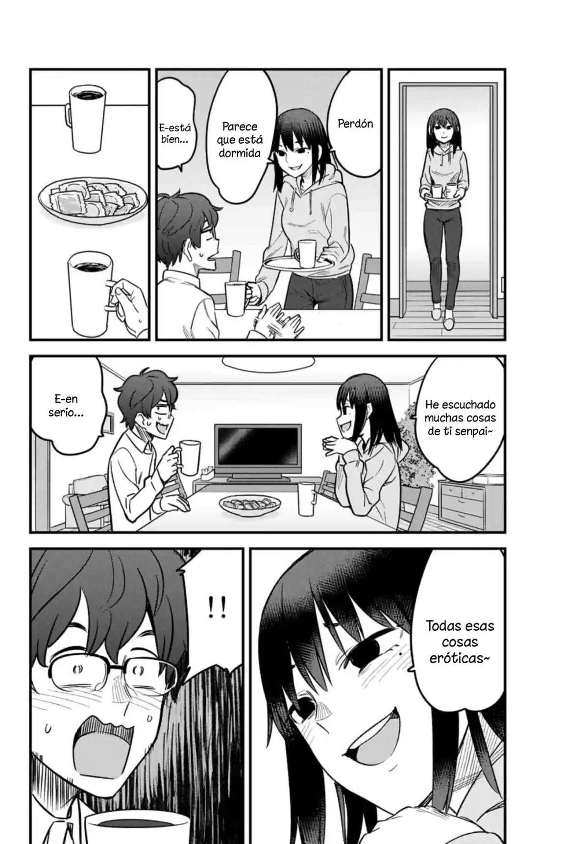 Ijiranaide, Nagatoro-san Capitulo 60: Senpai, tu puedes ir . página 17