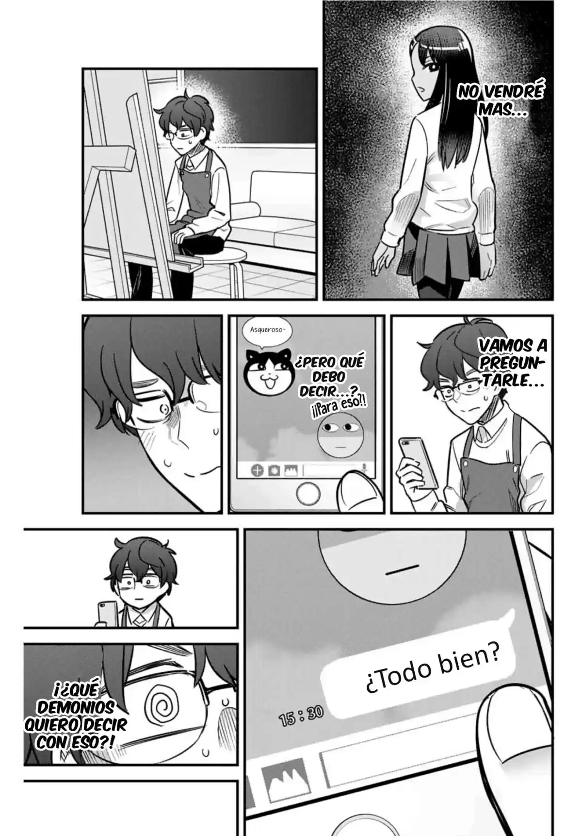 Ijiranaide, Nagatoro-san Capitulo 60: Senpai, tu puedes ir . página 4