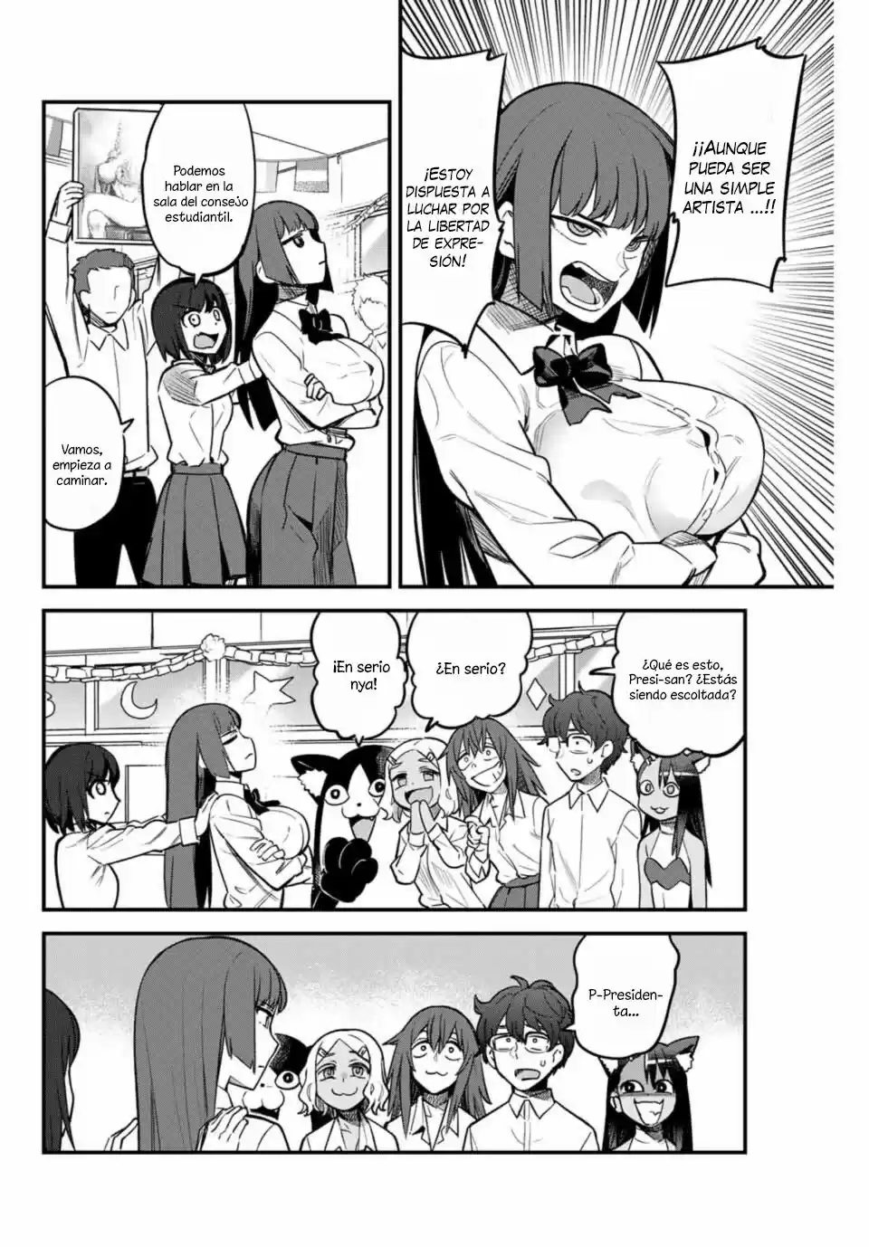 Ijiranaide, Nagatoro-san Capitulo 47: Senpai, ella dice que hay “amor” página 4