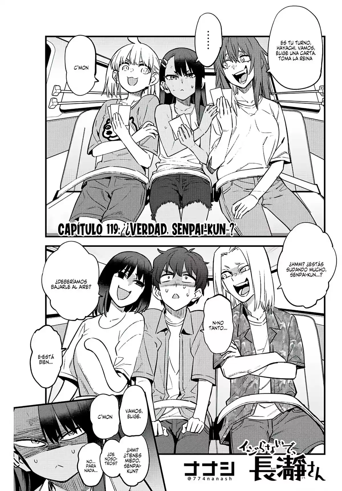 Ijiranaide, Nagatoro-san Capitulo 120: ¿Verdad, Senpai-kun? página 4