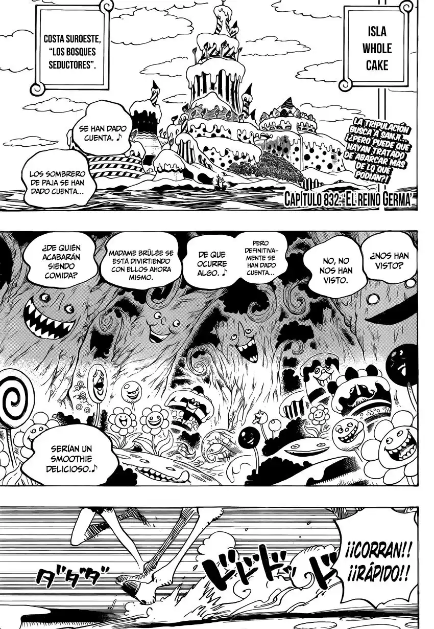 ONE PIECE Capitulo 832: El Reino Germa página 4