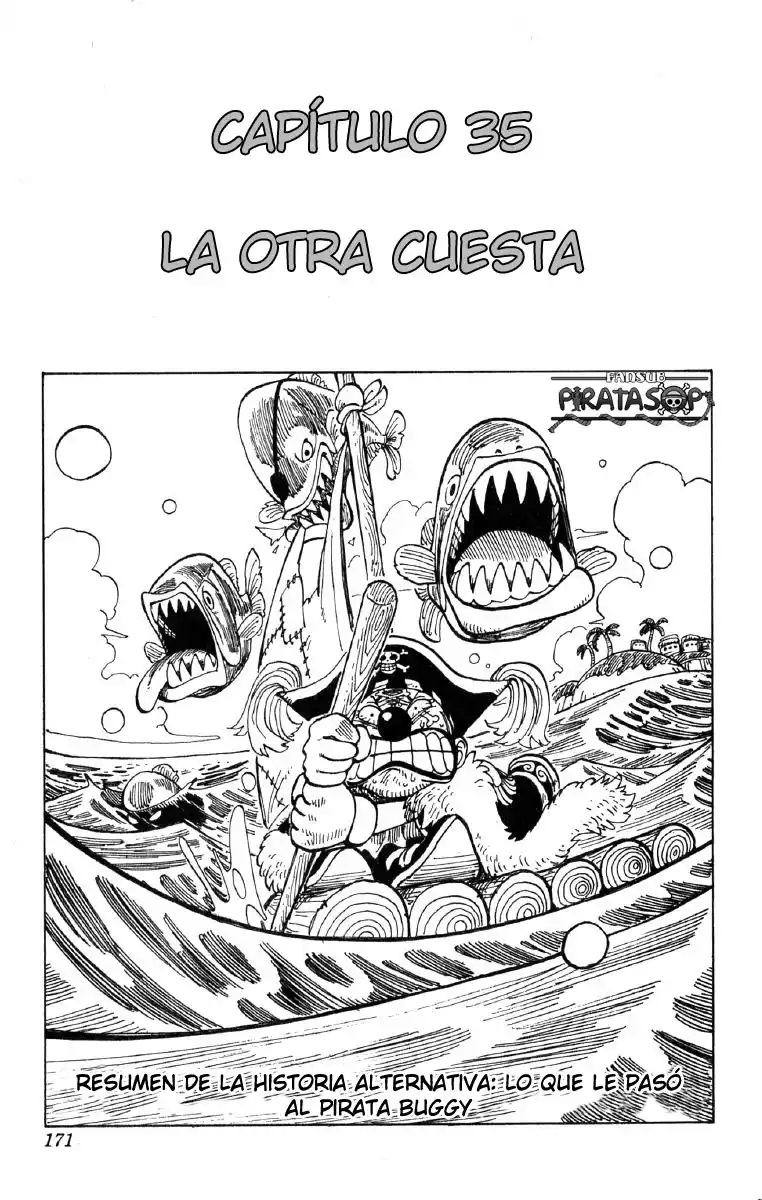 ONE PIECE Capitulo 35: "Nueva cuesta" página 1