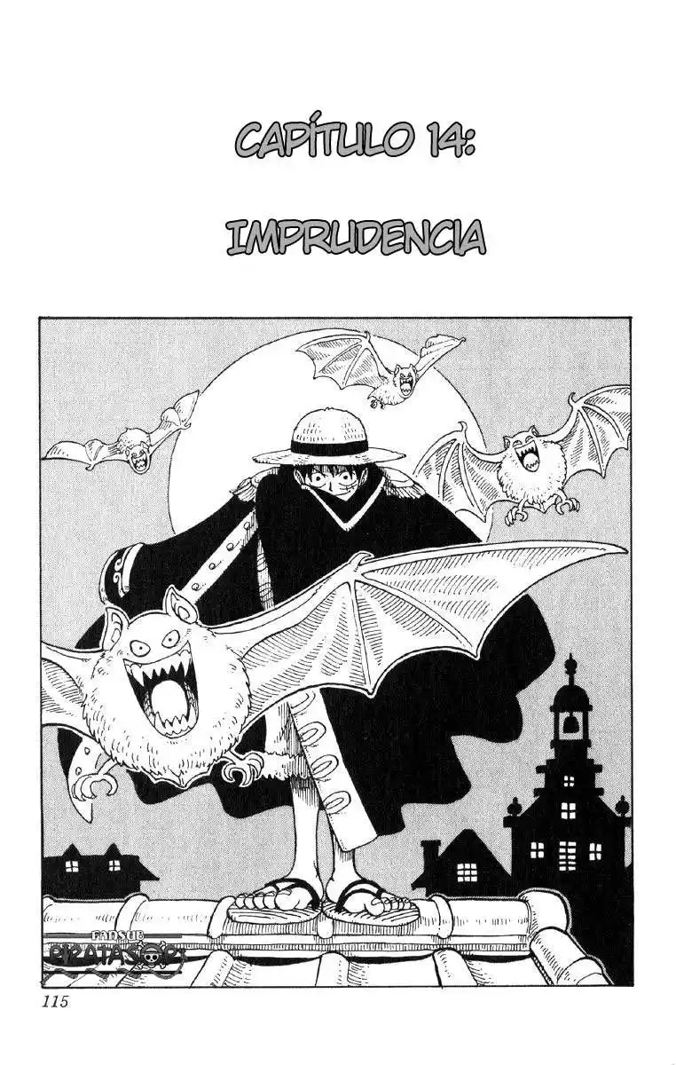 ONE PIECE Capitulo 14: "¡¡Imprudente!!" página 1