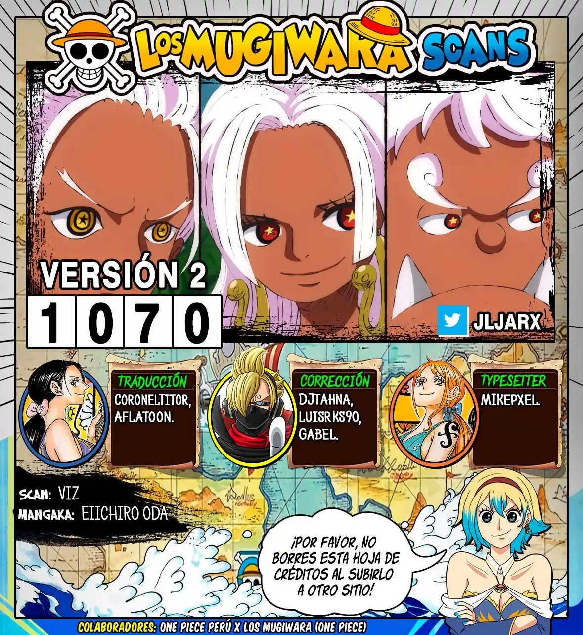 ONE PIECE Capitulo 1070 página 1