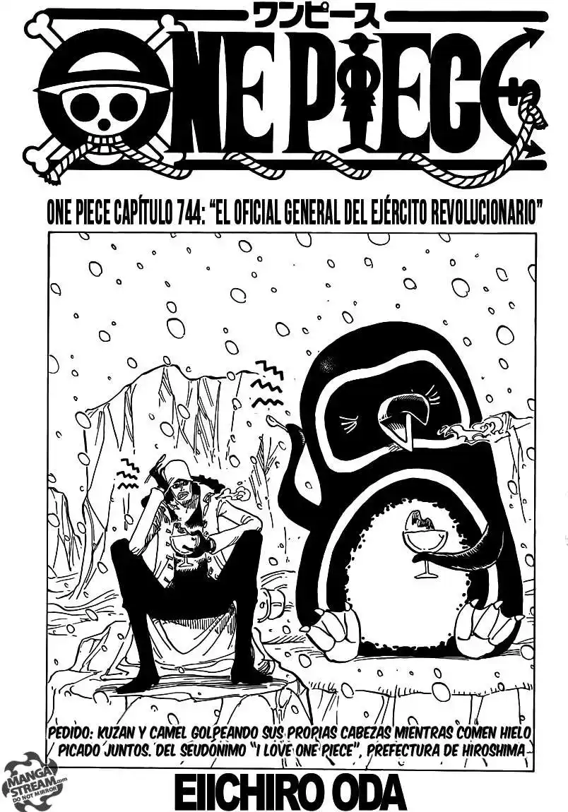 ONE PIECE Capitulo 744 página 2