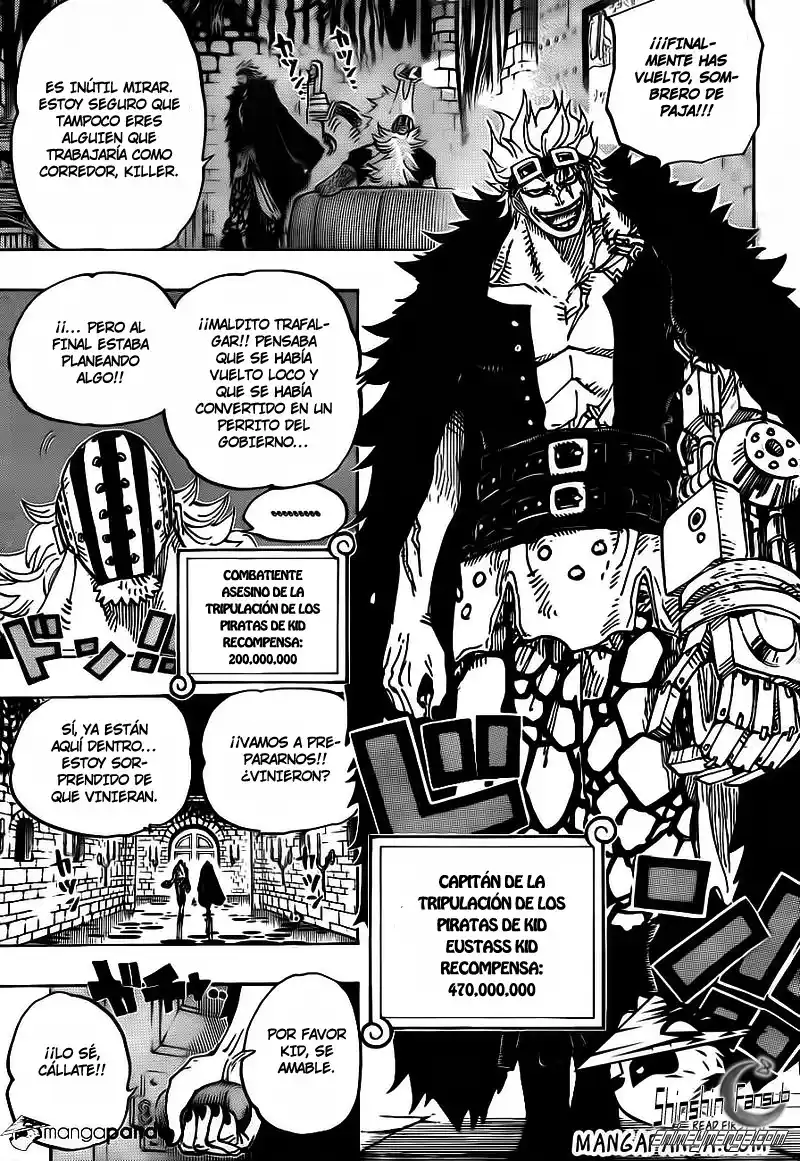 ONE PIECE Capitulo 677 página 3