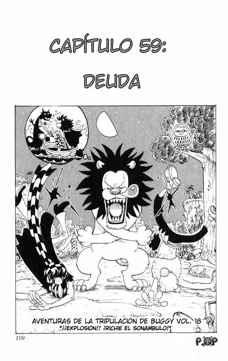 ONE PIECE Capitulo 59: "Deuda" página 1