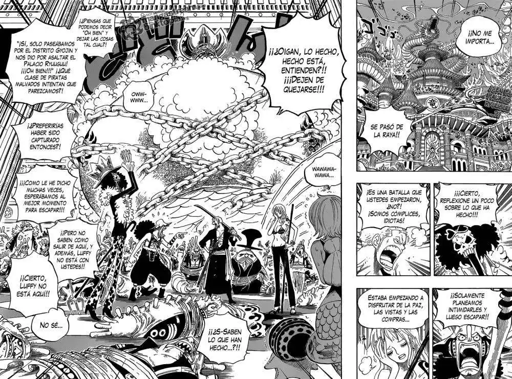 ONE PIECE Capitulo 614 página 3