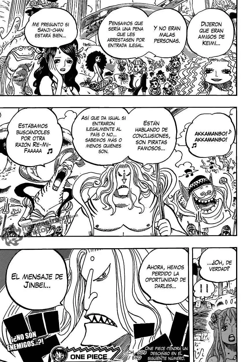 ONE PIECE Capitulo 609 página 19