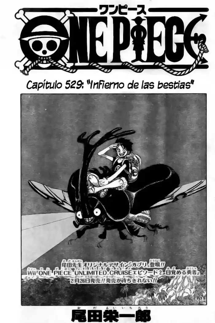 ONE PIECE Capitulo 529 página 1