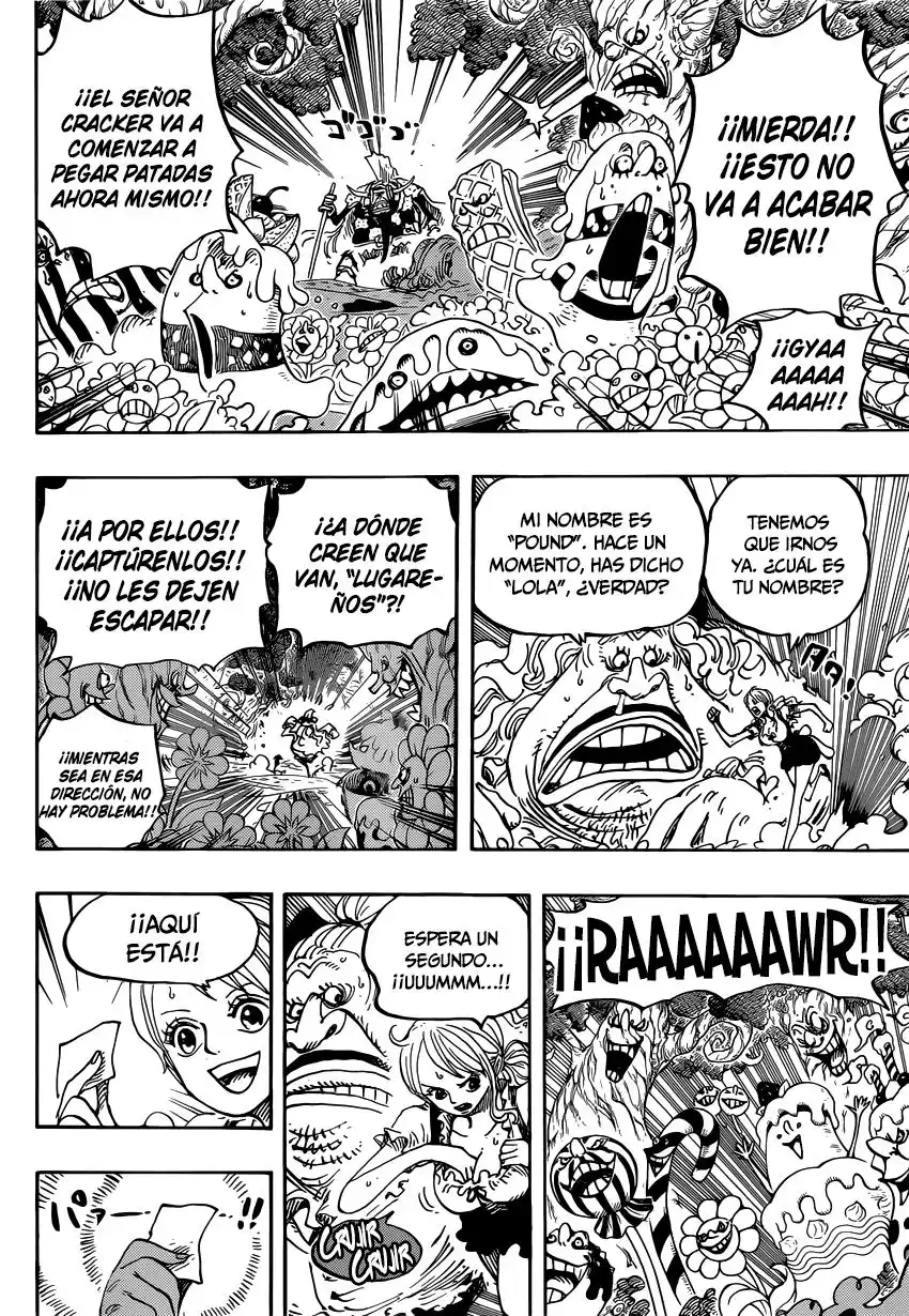 ONE PIECE Capitulo 836: La Vivre Card de Lola página 13