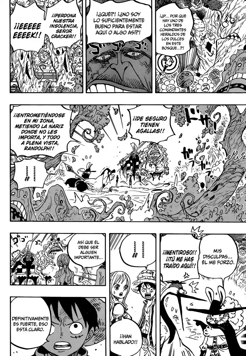 ONE PIECE Capitulo 836: La Vivre Card de Lola página 7