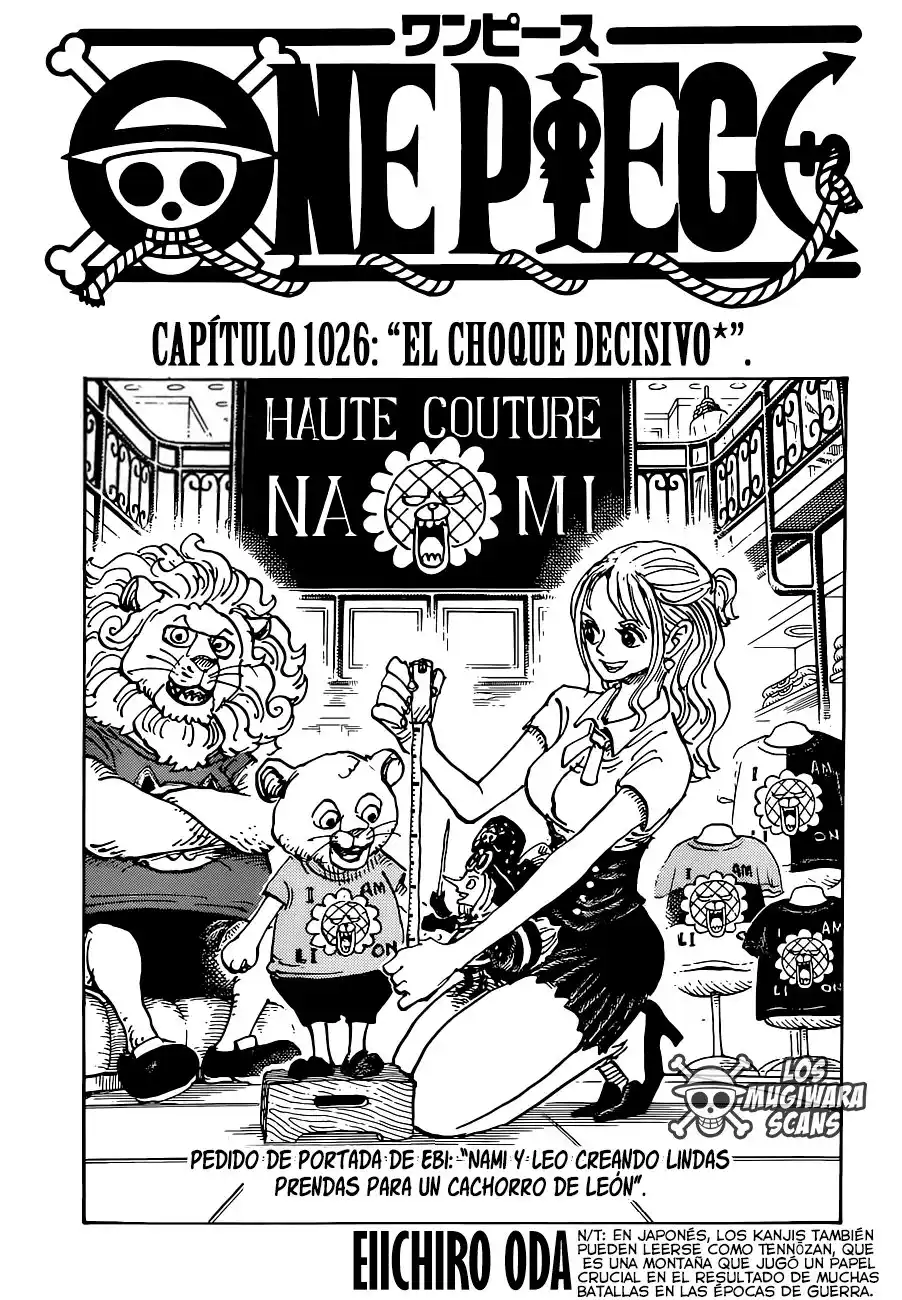 ONE PIECE Capitulo 1026 página 2