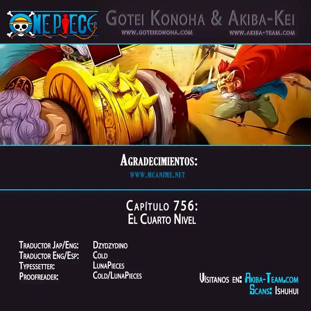 ONE PIECE Capitulo 756: capitulo 756 página 1