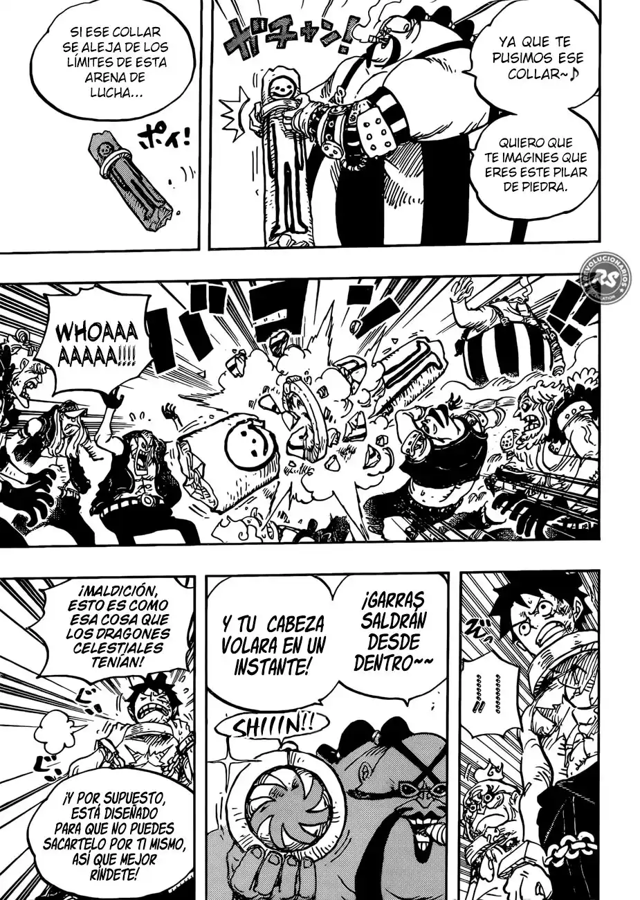 ONE PIECE Capitulo 936: El gran torneo infernal de sumo. página 6