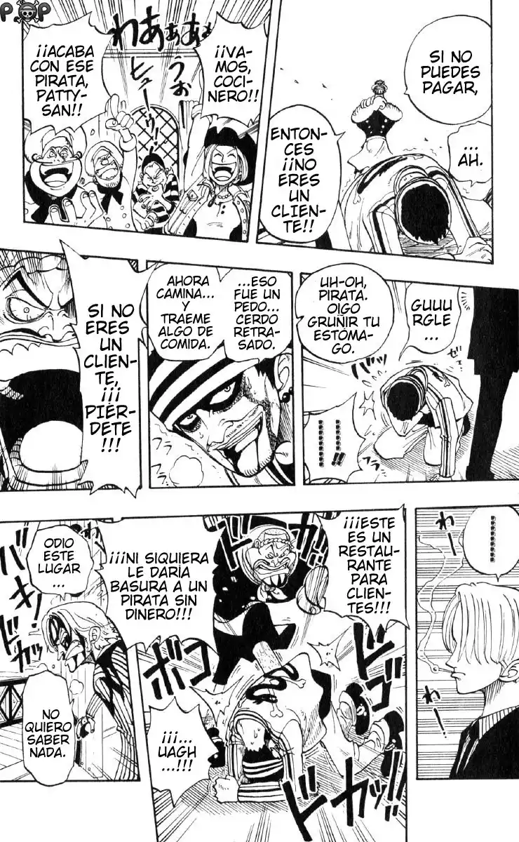 ONE PIECE Capitulo 44: "Tres Cocineros" página 19