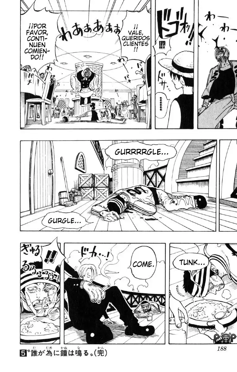 ONE PIECE Capitulo 44: "Tres Cocineros" página 20