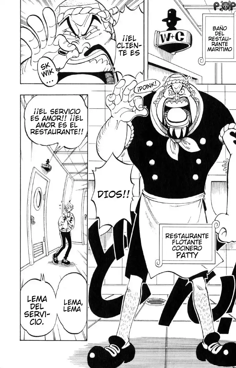 ONE PIECE Capitulo 44: "Tres Cocineros" página 6