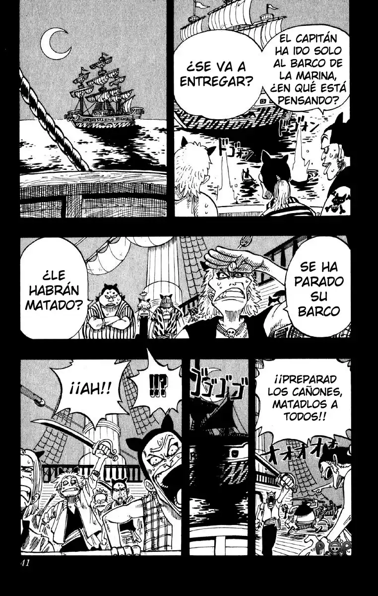 ONE PIECE Capitulo 37: "El Pirata, Kuro el Pensador" página 13