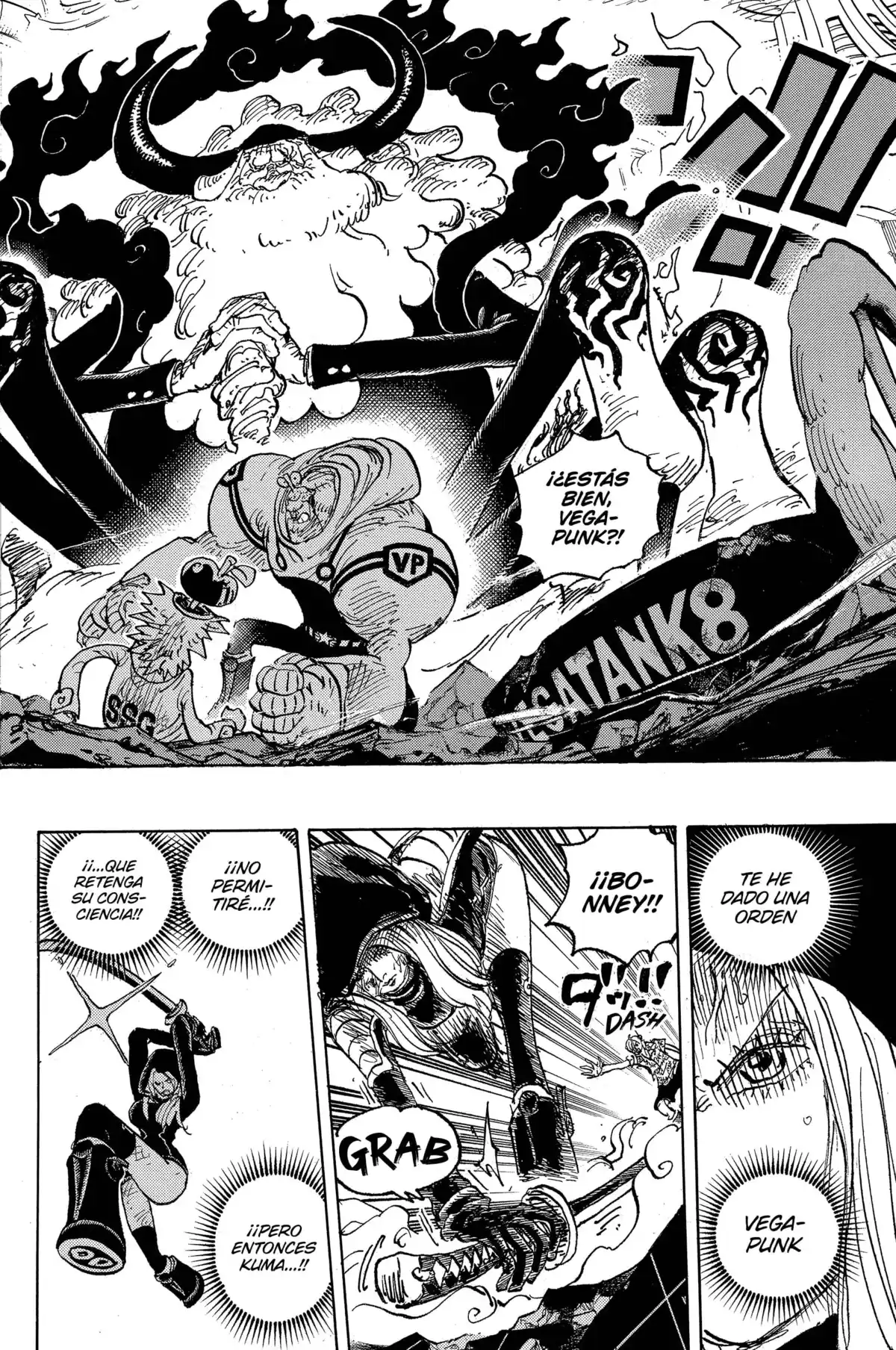 ONE PIECE Capitulo 1094: Dios Guerrero de la Defensa Científica, Saint Jaygarcia Saturn página 19