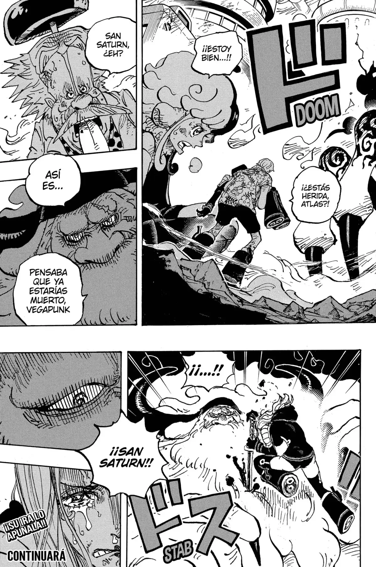 ONE PIECE Capitulo 1094: Dios Guerrero de la Defensa Científica, Saint Jaygarcia Saturn página 20