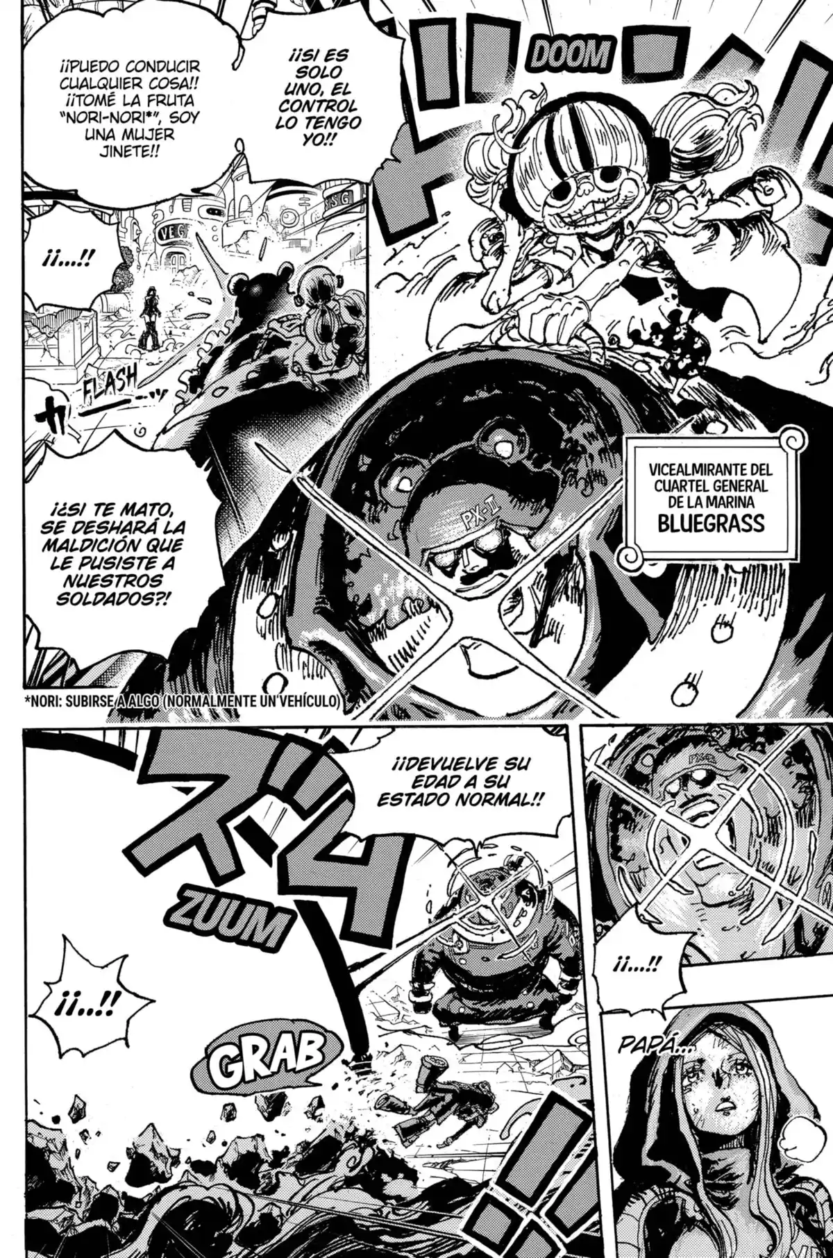 ONE PIECE Capitulo 1094: Dios Guerrero de la Defensa Científica, Saint Jaygarcia Saturn página 9