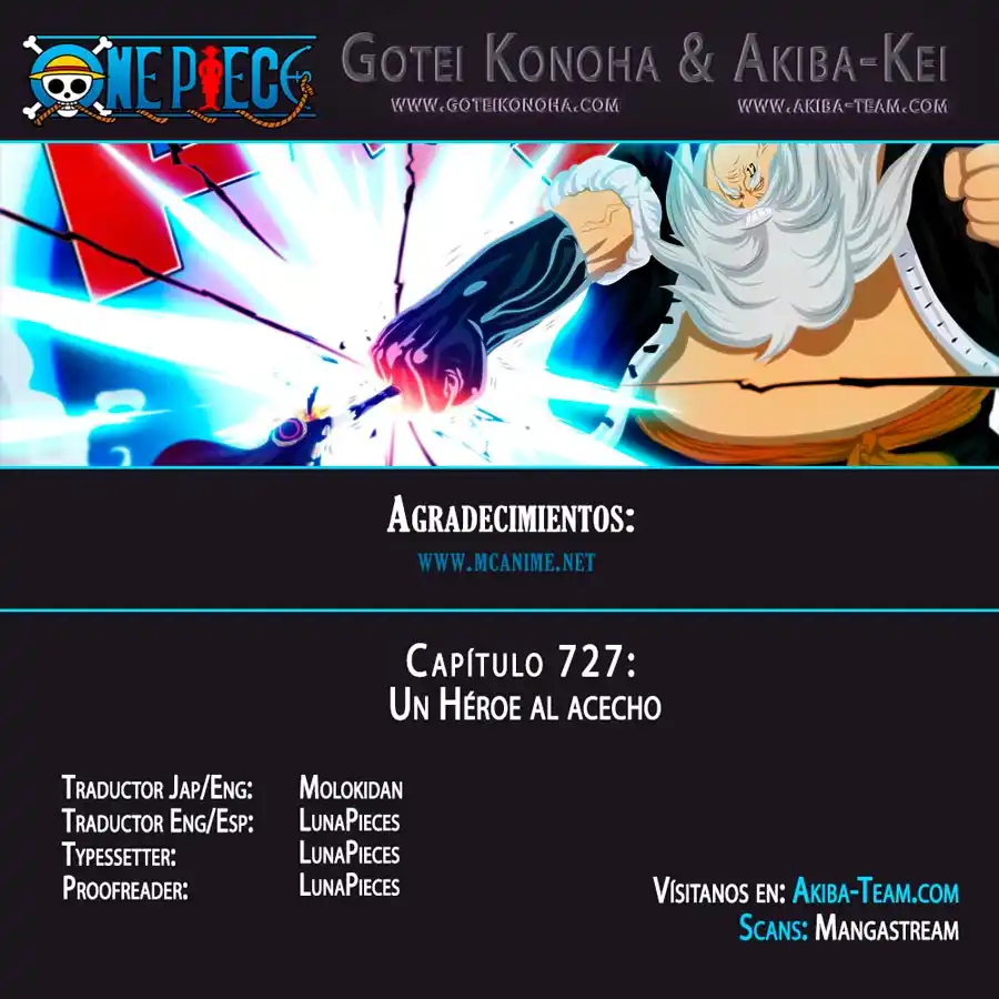 ONE PIECE Capitulo 727 página 1