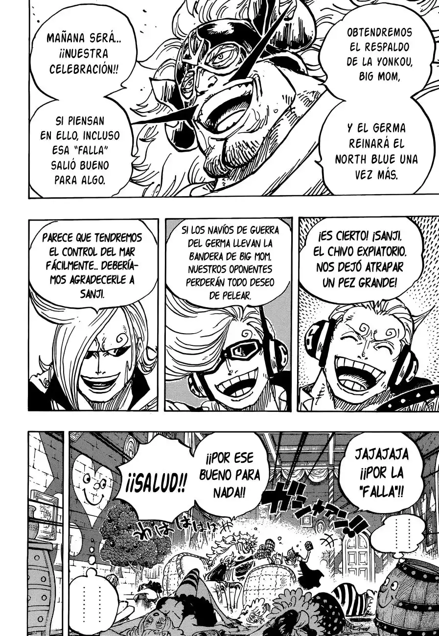 ONE PIECE Capitulo 856: Mentiroso página 7