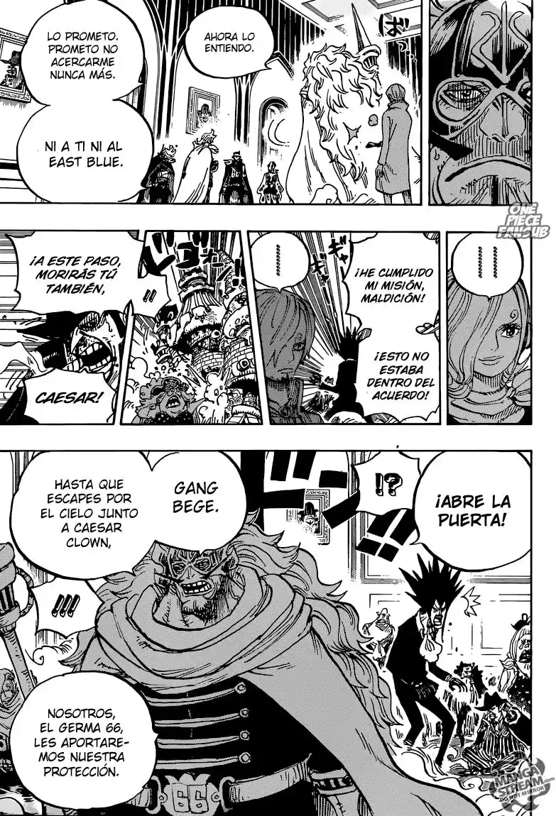 ONE PIECE Capitulo 870: Despedida página 12