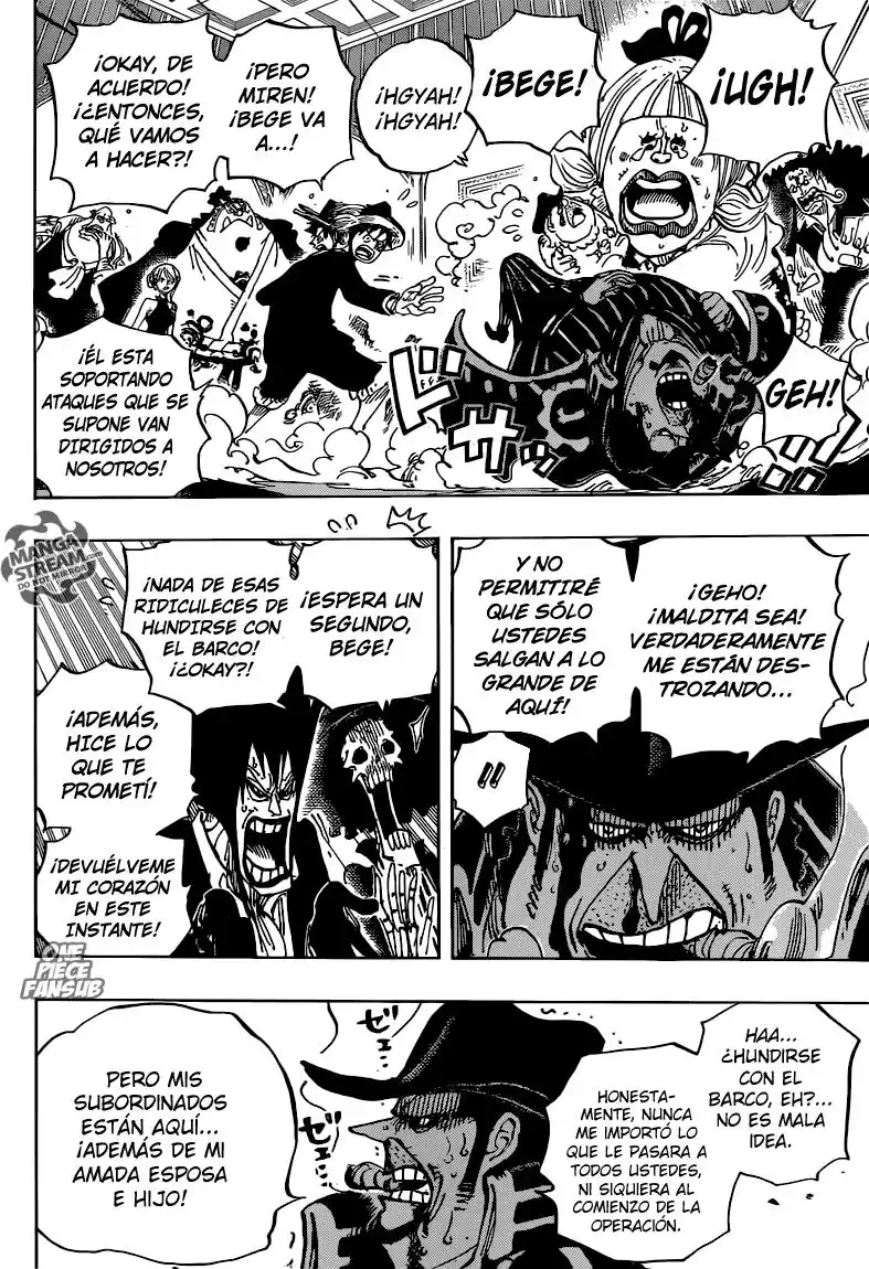 ONE PIECE Capitulo 870: Despedida página 7